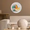 Disco - Discobal - Meloen - Pastel Akoestische PET Vilt - Rond klein -sfeer1