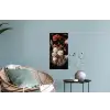 Bloemen - Jan Davidsz de Heem - Tijger - Schilderij - Stilleven - Oude meesters Muursticker klein -plant