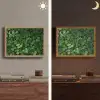 Groen - Bladeren - Kartel - Zonlicht Light Box met batterij (Wandlamp) middel -sfeer3