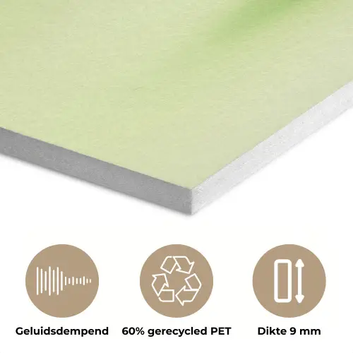 Groen - Disco - Decoratie - Appel PET vilt klein -closeup_NL