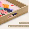 Kleurrijke bloemen - Bergen - Fantasielandschap Dienblad Rechthoek middel -USP_HandgreepNL