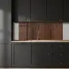 Bruin - Patronen - Hout keuken achterwand 2 middel 871 -sfeer1