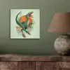 Dino - Bladeren - Grafisch - Groen aluminium wit klein -sfeer2