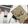 Vrouw - Bloemen - Zonnebril - Wit laptophoes neopreen klein -bureau