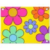 Bloemen - Illustratie - Kleurrijk tuinposter los doek klein -3d