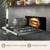 Hamburger - Graffiti - Verf - Kleurrijk - Eten - Abstract keuken achterwand spatscherm klein -usp_FR