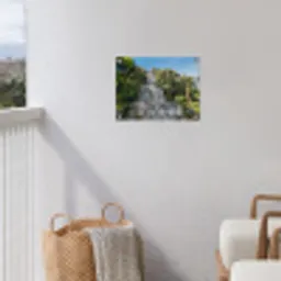 Grote Boeddha in de natuur tuinposter los doek klein -sfeer8