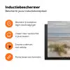 Zandstrand - Bewolkt - Duinen Inductie beschermer vinyl 3mm klein -zzzzzzz-td-ups