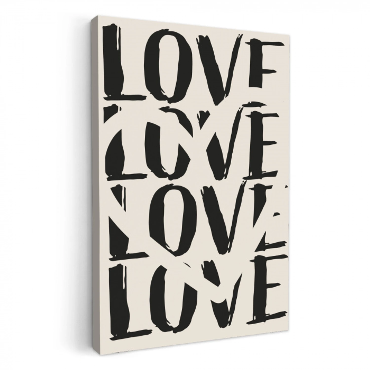 Love - Hart - Beige KitchenYeah - Keuken - Canvas klein -3d