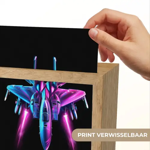 Straaljager - Blauw - Kleuren - Jongens - Zwart Light Box met kabel (Kinderlampje) klein -USP_websiteprintNL