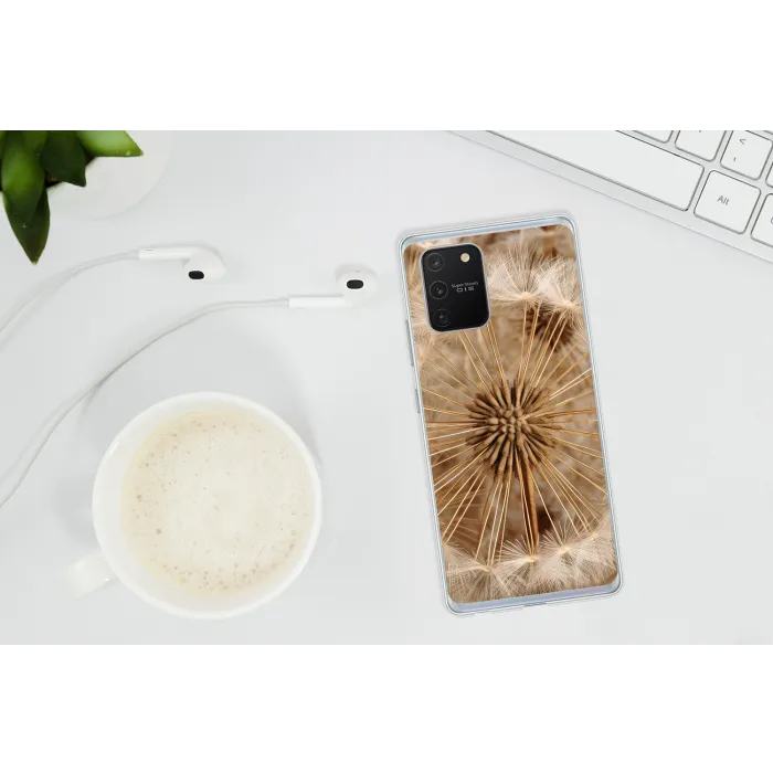 Paardenbloem - Bloemen - Natuur - Bruin Telefoonhoesje Samsung Galaxy S10 Lite klein -oordopS10Lite