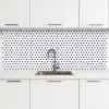 Anker - Hart - Blauw - Wit keuken achterwand 2 middel 871 -3d