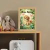 Paard - Bloemen - Vlinders Light Box met kabel (Kinderlampje) klein -sfeer2_kind