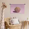 Noodles - Edelstenen - Stokjes - Roze Wandkleed katoen klein -wsfeer5_kind