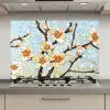 Bloesems - Wit - Mozaïek - Tak keuken achterwand spatscherm klein -3d_website