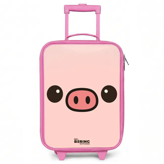 Kids’ Suitcase - Pink - Kawai - Pig - Pink