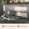 Moderne kunst - Abstract - Beige keuken achterwand spatscherm klein -usp_NL