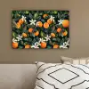Sinaasappels - Bloesems - Bladeren - Tropisch canvas 2cm klein -sfeer3