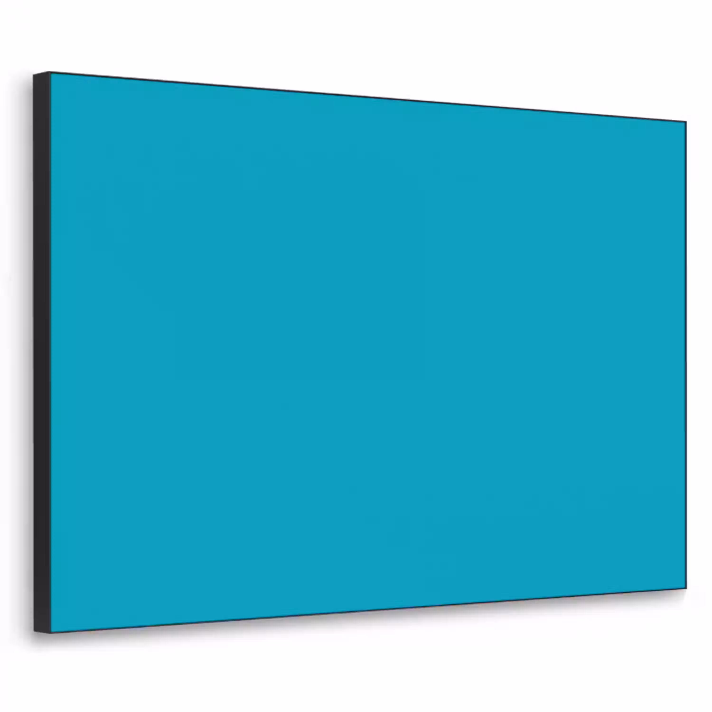 Deep - Turquoise - Turkoois Textielframe zwart klein 947 -3d