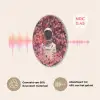 Bloemen - Roze - Astronaut Akoestische PET Vilt - Rond klein -USP_NL