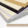 Cirkel - Zeven - Lucky - Rood Textielframe zwart klein -USP_kleurenNL