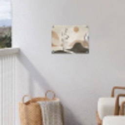 Japandi - Landschap - Beige tuinposter los doek klein -sfeer8