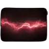 Gaming - Rood - Elektriciteit - Energie  - Lijn laptophoes neopreen klein -zkaufland3dotto