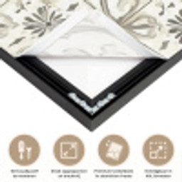 Antiek - Tegel - Beige Textielframe zwart klein 947 -USP_feed_closeupNL