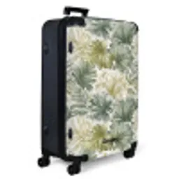 Bladeren - Botanisch - Groen NBS - Large koffer - Volwassenen Unisex groot -product1