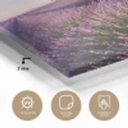 Lavendel - Landschap - Sereen - Paars plexiglas 5mm klein -sfeer2