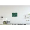 Jungle - Bladeren - Tropical textielposter latten blank klein -kinderkamer