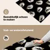 Oesters - Zwart - Vissen - Goud Inductie beschemer met haakjes klein -ky-schoon-nl