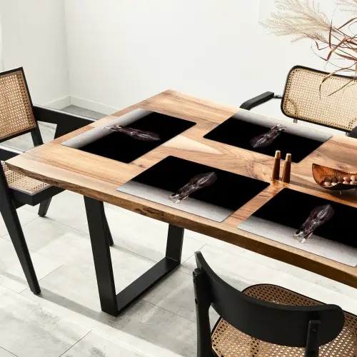 Paard - Modern - Portret Placemat vinyl groot -zzsfeer4_Kitchenyeah-website