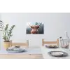 Schotse hooglander - Koe - Dieren - Berg - Natuur Muursticker klein -eettafel