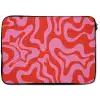 Abstract - Patroon - Rood - Roze - Minimalistisch laptophoes neopreen klein -zkaufland3dotto