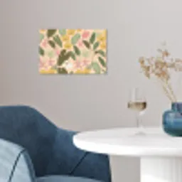 Patroon - Bloemen - Kleurrijk poster papier klein -sfeer3