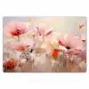 Bloemen - Watercolor - Roze - Abstract - Kunst Placemat vinyl groot -zzsfeer1_Kitchenyeah-website