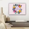 Bloemenkrans - Kleurrijk - Moeder canvas 2cm klein -sfeer6