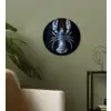 Kreeft - Delftsblauw - Schild - Stoer Wandcirkel kunststof plaat 5mm dik klein -sfeer3