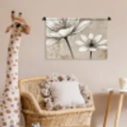 Modern - Design - Wit Wandkleed katoen klein -wsfeer5_kind