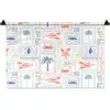 Italiaans - Zee - Sfeer - Krab - Multi Wandkleed katoen klein 269 -zz3d