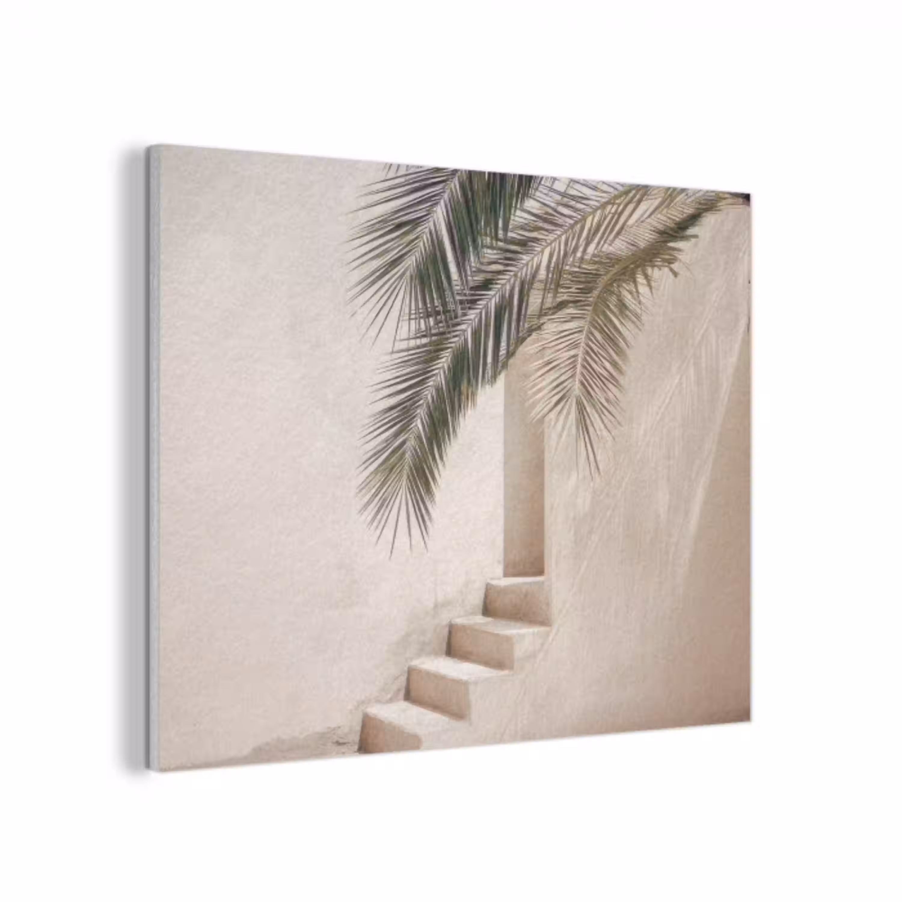 Palmboom - Schaduw - Trap - Beige PET vilt klein -3d