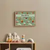 Dino - Oranje - Patroon - Wolken Light Box met batterij (Wandlamp kind) middel -sfeer2_kind