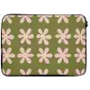 Bloem - Modern - Groen laptophoes neopreen klein 279 -zkaufland3dotto