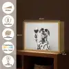 Zonnebril - Dalmatiër - Wijnglas - Tong Light Box met batterij (Wandlamp) middel -USP_websiteoverzichtNL
