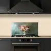 Orchidee - Boeket - Vaas - Bloemen keuken achterwand spatscherm klein -sfeer1