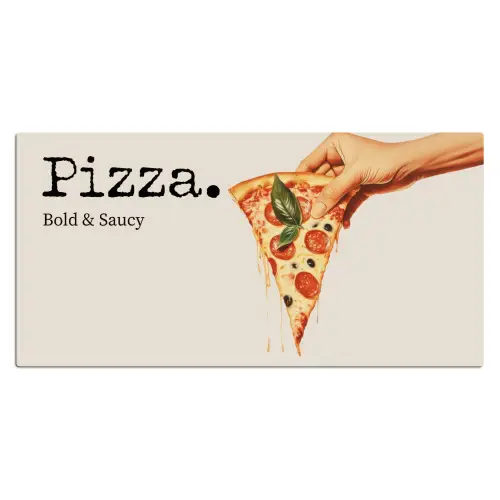 Pizza - Kaas - Pepperoni Muismat XXL klein -3d_leeg