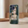 Klassiek - Sierlijk - Roze Telefoonhoesje iPhone 17 Pro klein -sfeer2