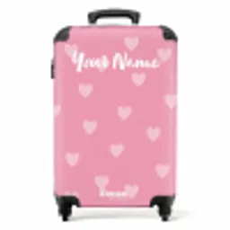 Hartjesritme NBS - Handbagage koffer - Kinderen Unisex middel -productfoto_recht