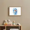Haai - Water - Blauw Light Box met batterij (Wandlamp kind) middel -sfeer2_kind